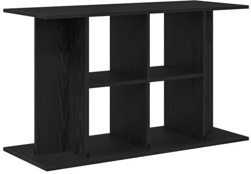 vidaXL Aquariumständer Schwarz Eichen-Optik 100x40x60 cm Holzwerkstoff, Aquarienschrank, Aquarienunterschrank, Aquarienständer, Aquariumunterschrank
