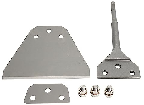 MasYosh 6-Zoll-Elektrohammer Zum Entfernen von Bodenfliesen, Schaber aus Federstahl mit Rundem Schaft und Fester Klingenbefestigung für