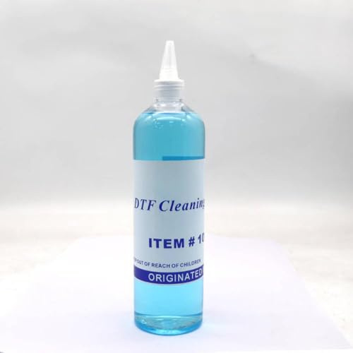 Limpiador de Tinta DTF, solución líquida de Limpieza para Impresora DTF, Limpieza del Tubo del Cabezal de impresión, Compatible con DTF Power Cleaner(Cleaner 500ML)