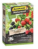 ALGOFLASH NATURASOL Engrais Fraisiers et Petits Fruits, Longue Durée 5 Mois, UAB, 1,2 Kg, ABIOFRA12
