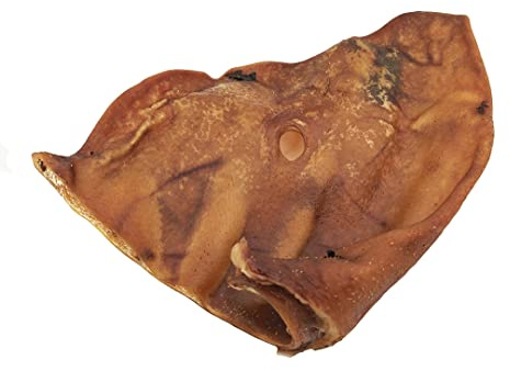 Orejas de Cerdo para Perros - 1 kg. / 20 uds. - 100% Carne de Cerdo - Sin químicos - Snack Natural para Perros - GESPETFOOD