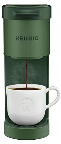 Keurig K-Mini Single Serve K-Cup Pod Coffee Maker, Featuring An Ultra-sleek Design, Evergreen