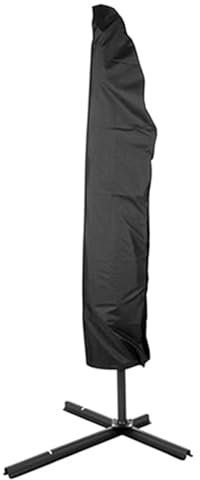 NUZAMAS Funda impermeable para sombrilla de tela Oxford, impermeable, resistente a los rayos UV, resistente a los desgarros, para terraza, 205 x 57/48/25 cm