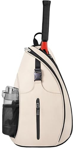 Bolsa de tenis | Bolsa bandolera para entrenamiento al aire libre, equipo de gran capacidad, mochila para pickleball, bádminton, organizador de bádminton, organizador de entrenamiento comercial,
