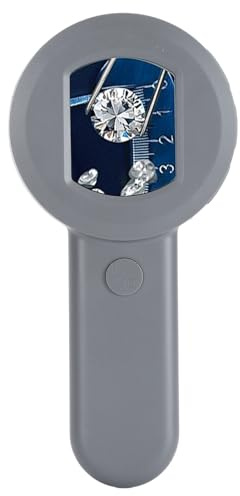 Dpofirs Hand -rörande Digitalt Mikroskop, öppen Observation USB -Mikroskop för Att Skriva Ut en Förstoringsfunktion för Klockreparation (Grå)