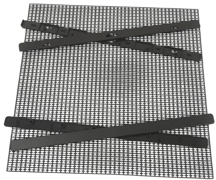 FashionCha Tablero de Perlas Fusibles Cuadrado de PVC Incluye Tiras Adaptables Crear Arte Proyectos DIY Y Decoración en El Hogar, Negro
