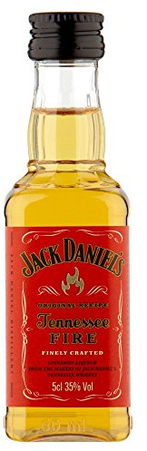 Jack Daniels Cinnamon Tennessee (Fire) Liqueur Miniature - 5cl Single Bottle