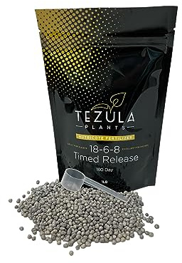 Nutricote 18-6-8 (180 Day) Time Release Fertilizer for Orchids, Aroids and Tropicals. Resealable Packaging with Scoop Included (1 Pound)