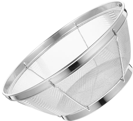 Mikinona Setaccio lava riso in acciaio inox cesto di frutta da cucina Bene cestino cesto di riso filo kep drain basket Durevole colino filtro a rete cestini filtranti Acciaio inossidabile