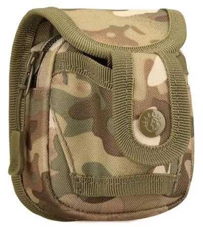 Tactical Slingshot Pouch - Durable Nylon Waist Pack & Backpack Bag with Ammo Holder for Steel Balls, Hunting Accessories (CP)