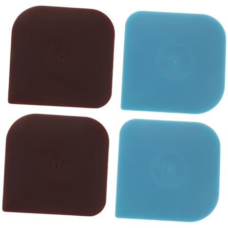 IMIKEYA 4pièces Grattoirs pour Poêles Fonte Et Casseroles Nylon Outils De Nettoyage pour Ustensiles De Cuisine Spatules pour Racler Les Aliments