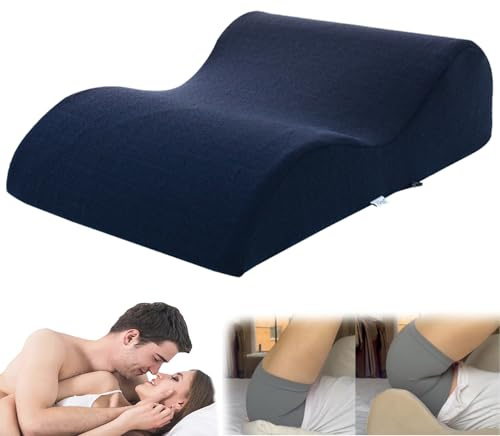 Bumpy Cuddles Pillow,45° Angle Bumpy Cuddles Wedge Pillow Designed for G,Waterproof Lining,Removable,Machine Washable Bumpy Cuddles Body Pillow,Ergonomic Posture Support Bed Pillow for Couple (A)