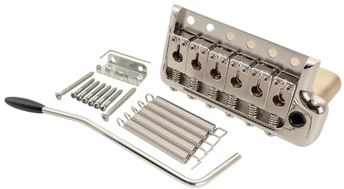 Musiclily Ultra BV022 52.5mm Brass 6-Screw Knife Edge Tremolo Bridge Nickel