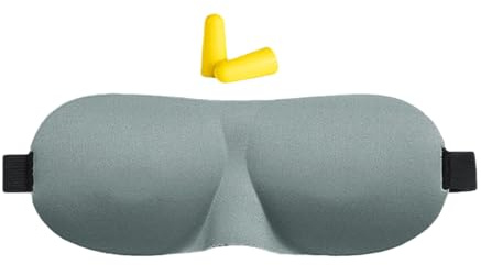 Máscara para los ojos para el sueño, accesorio de noche ajustable y transpirable – Ojos de sueño 3D bloqueando la luz – para viajar en avión yoga y siesta