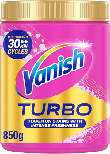 Vanish Turbo Fast Acting Stain Remover Powder, 850g