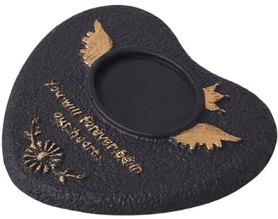 Kelisdi Cementos - Placas conmemorativas para mascotas, marco de fotos grabado, lápidas para perros, gatos, pérdida al aire libre, recuerdos, placas, personalizables, piedra conmemorativa para gatos