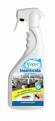 COPYR | Insetticida residuale Pertrin L Copyr per formiche, ragni, pulci, acari, zanzare, scarafaggi - flac. con trig. 1 LT