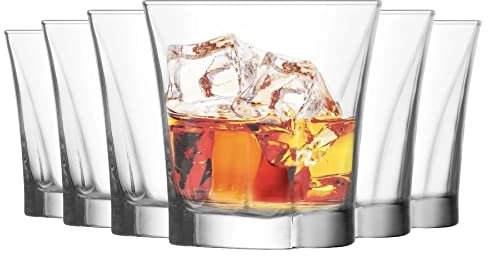 Scotch Single Malt Tumbler Whisky Whisky Juego de vasos de colores Vasos 280 cc. 6 unidades)