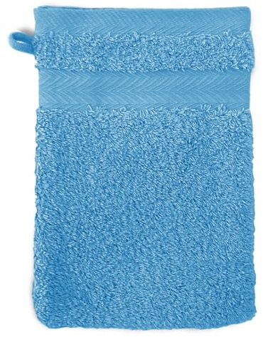 Linnea Royal Cresent himmelsblå tvättvant/flanell 16 x 21 cm 650 g/m2