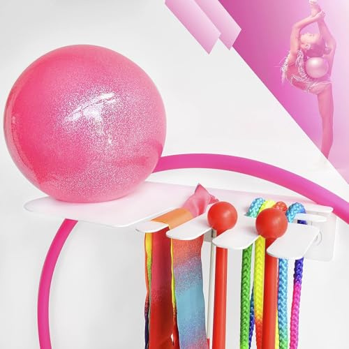 Support mural pour gymnastique rythmique Balle, masse, cerceau, ruban, corde