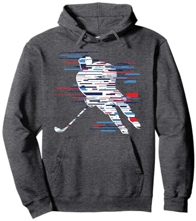 Hockey Sur Glace Graphique Idée Cadeau Hockey Sur Glace Sweat à Capuche