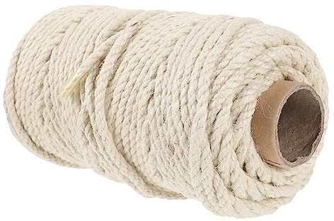 Happyyami 4 Rollen Kletterseil für Katzen sisal seile sisalseil Kratzbaum-Ersatzseil verschleißfestes Kratzbaumseil Wohnkultur Robustes Kratzseil für Katzen multifunktionales Hanfseil Weben