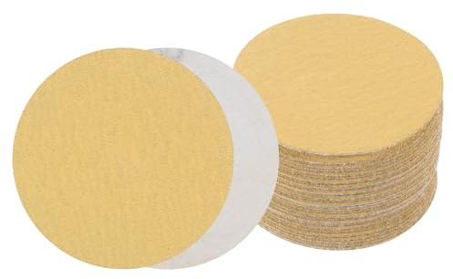 Kozelo 30pcs No Hole Sanding Discs- [ 3 Inch 80 Grit ] Round Hook and Loop Grip Sanding Pads Sheet for Wood Metal Polishing Use| Aluminum Oxide & Zirconium Oxide Sandpaper