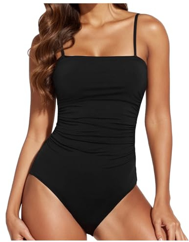 Robe Grande Taille Femme 52 54 56 Tankini Maillot De Bain Ronde Gainant Grossesse Tankinis Push Up Rembourré Transbronzant Amincissant Maillot'de 1 Pièce Maillots Une Ventre Plat Shorty Ete