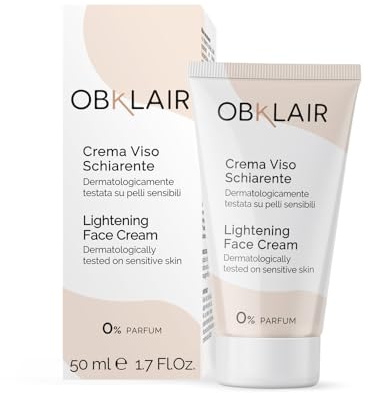 OBKLAIR Crema Viso Antimacchia Schiarente con Acido Cogico 50ml