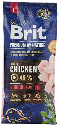 Brit Premium by Nature Junior L - Dry Dog Food - Chicken 15 kg