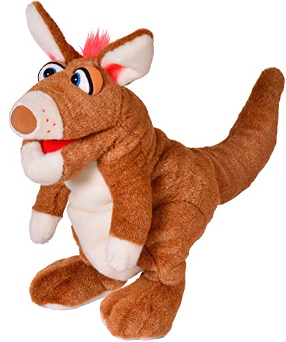 Living Puppets Handspieltier Känguru Düse aus Stoff mit Einer Größe von 42cm, W814