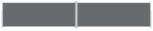 vidaXL Tenda da Sole Laterale Retrattile Antracite 220x1200 cm