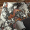 Paco Home Hochflor Teppich Wohnzimmer Schlafzimmer Shaggy Vintage Design Abstraktes Muster Moderne Deko 3D Effekt, Grösse:160x220 cm, Farbe:Bunt 3