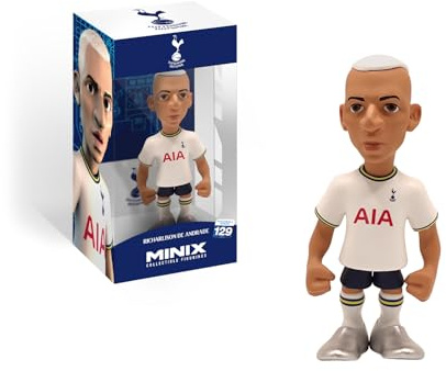 MINIX - Figura de Richarlison - Tottenham Hotspur - Coleccionables de 12 cm para Exhibición, Idea de Regalo para Niños Y Adultos, Fans de Fútbol - MN14231