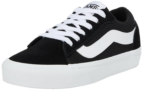 Vans Uomo Scarpe da Ginnastica Vero Suede, Black/White, 42 EU
