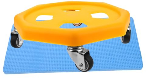 TOYANDONA Dischi Addominali Silenziosi per Allenamento Core Portatile Resistente e per Esercizi Addome e Casa
