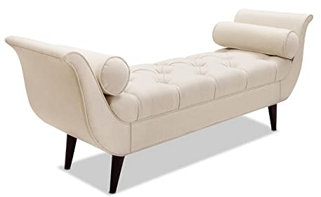 Jennifer Taylor Home Alma Entryway Bench, Sky Neutral