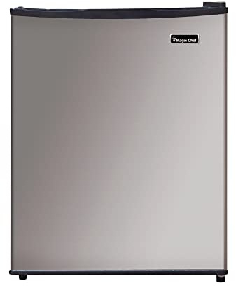 Magic Chef 2.4 cu. ft. Mini Fridge in Stainless Steel Freezerless