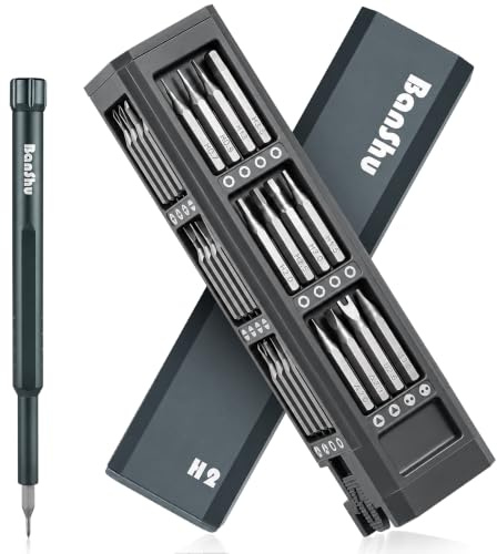 Banshu Precision Screwdriver Set, Professional Mini Repair Toolkit 46-Piece