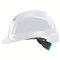 uvex pheos Planet B-WR Schutzhelm, belüfteter Arbeitshelm für Baustelle, weiß, 52-61 cm