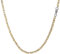 AFSTALR Herren Königskette Gold Schmuck für Herren ，Edelstahl Breit Herrenkette Männer 4mm Byzantinische Kette Halskette für Herren Länge 50cm