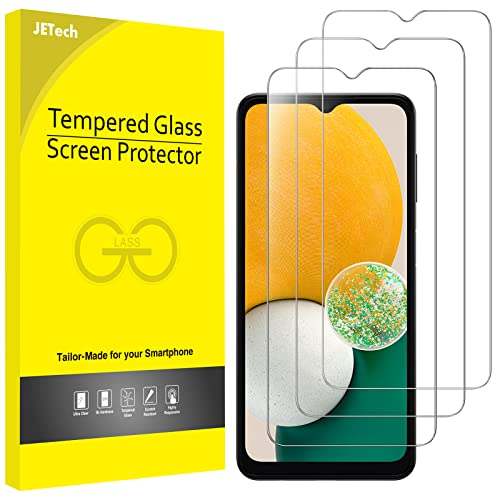 JETech Schutzfolie für Samsung Galaxy A13 / A13 5G/ A12, 9H Panzer Schutz Glas Folie Displayschutz, Kratzfest, HD Klar, 3 Stück