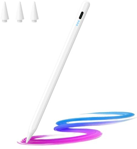 Stylus Pen for iPad 2018-2026, Palm Rejection, Tilt Sensitivity