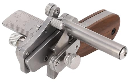 Cortador de Correa de Cuero, Acero Inoxidable 304 Cortador de Cinturón de Tiras de Cuero 10‑60 Mm Cortadora Anual de Tiras y Correas de Cuero Mano Cortador de Tiras de Cuero con