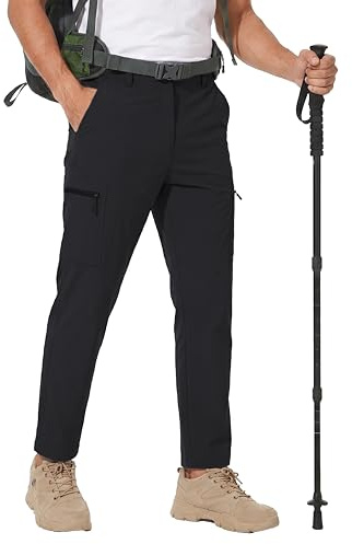 NATUVENIX Pantalones de Senderismo para Hombre Pantalones al Aire Libre para Hombre Pantalones de Trekking Pantalones Cargo Ligeros de Verano Pantalón Táctico Pantalones de Trabajo para Hombres
