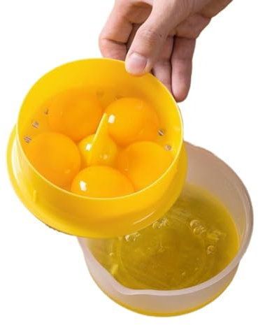 DAXUQIL Egg Yolk and Egg White Separator，Egg Yolk Filter Separator, Safe Egg White and Yolk Filter, Kitchen Small Tool Separator Baking Tool