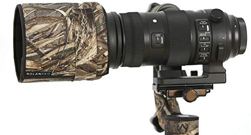 Rolanpro Kompakte Teleobjektiv-Gegenlichtblende für Nikon Z 400 mm F4.5 VR S, weich, faltbar, praktische Ersatzblende, #9 Gras, wasserdicht