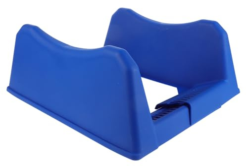 Warmhm Présentoir à Pneus Support de Roue Multifonction, Base de Stockage Stable, Acier Robuste Bleu, pour Rangement Garage et Exposition Automobile, Solution Pratique et Compacte pour 1