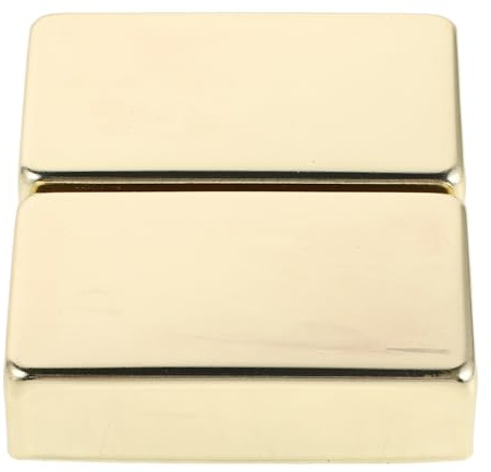 Cabilock 2piezas Funda para Pastilla de Guitarra Eléctrica Carcasa Completa de Metal Protector de Humbucker Marco de Repuesto para Tapa de Guitarra