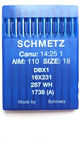 Schmetz Industriella symaskinsnålar: 16 x 231 CANU 14:25 1 (paket med 10) (18/110)